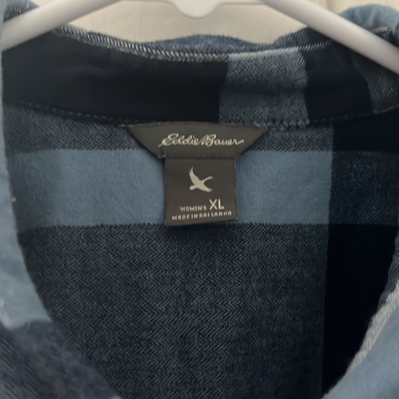 Eddie Bauer Blue Flannel - Picture 2 of 3
